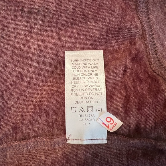 1X Maurices embellished 3/4 length sleeve tee - Picture 4 of 5